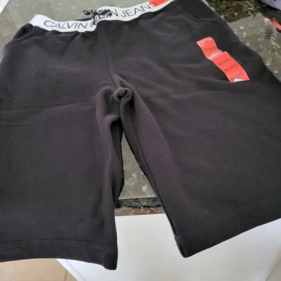 Lot of 5 NWT Calvin Klein Jeans Boys Shorts - 4 Black 1 Gray- size 10/12 - Picture 3 of 4